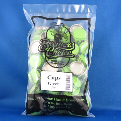 Caps Crown Seals Green 250