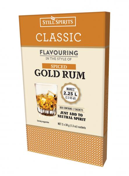 Classic Spiced Gold Rum 2 x Sachets