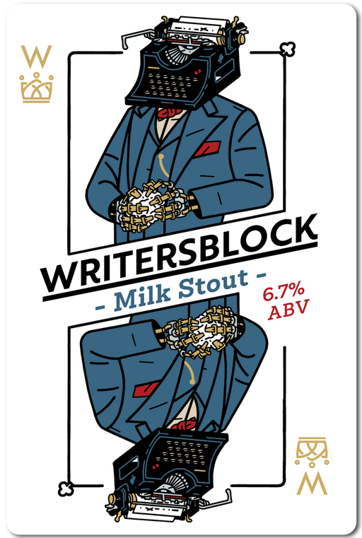 WRITERS BLOCK (MILK STOUT) IN STORE ONLY