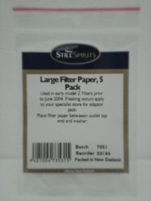 Filter Papers Large