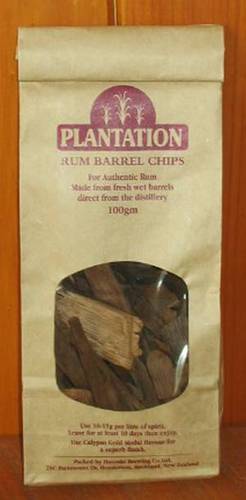 Oak chips Plantation Rum Barrel