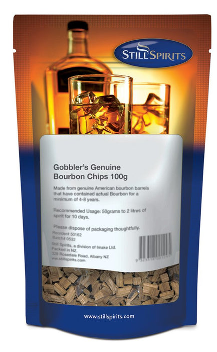 Gobbler's Genuine Bourbon Chips - 100g
