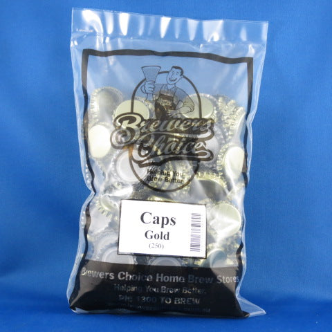 Caps Crown Seals Gold 250